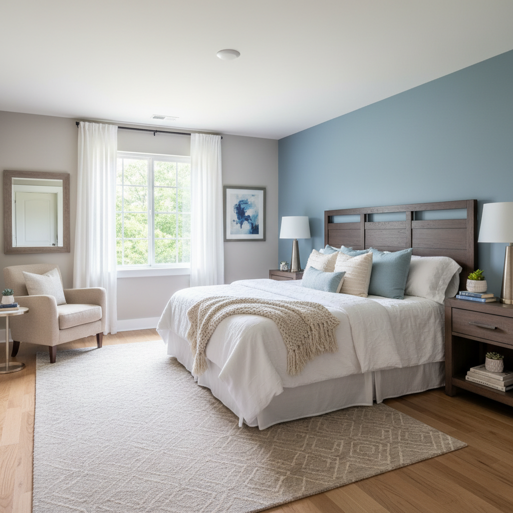 High-quality guest bedroom photograph