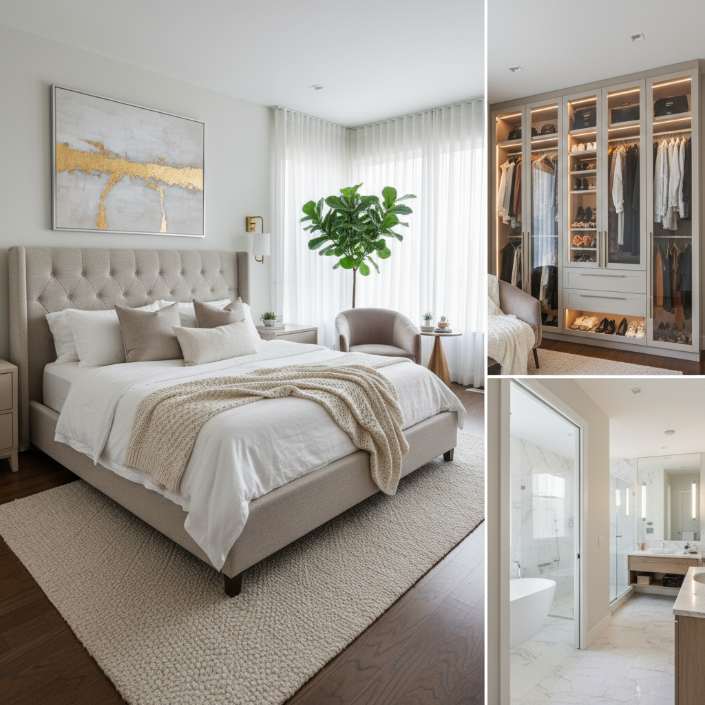 High-quality master bedroom photos