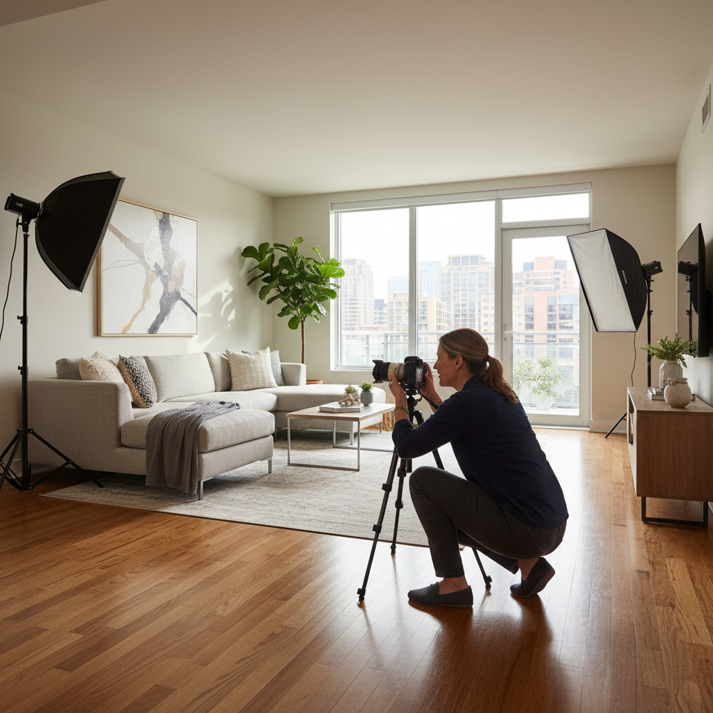 Image showing a photographer shooting from an optimal angle.