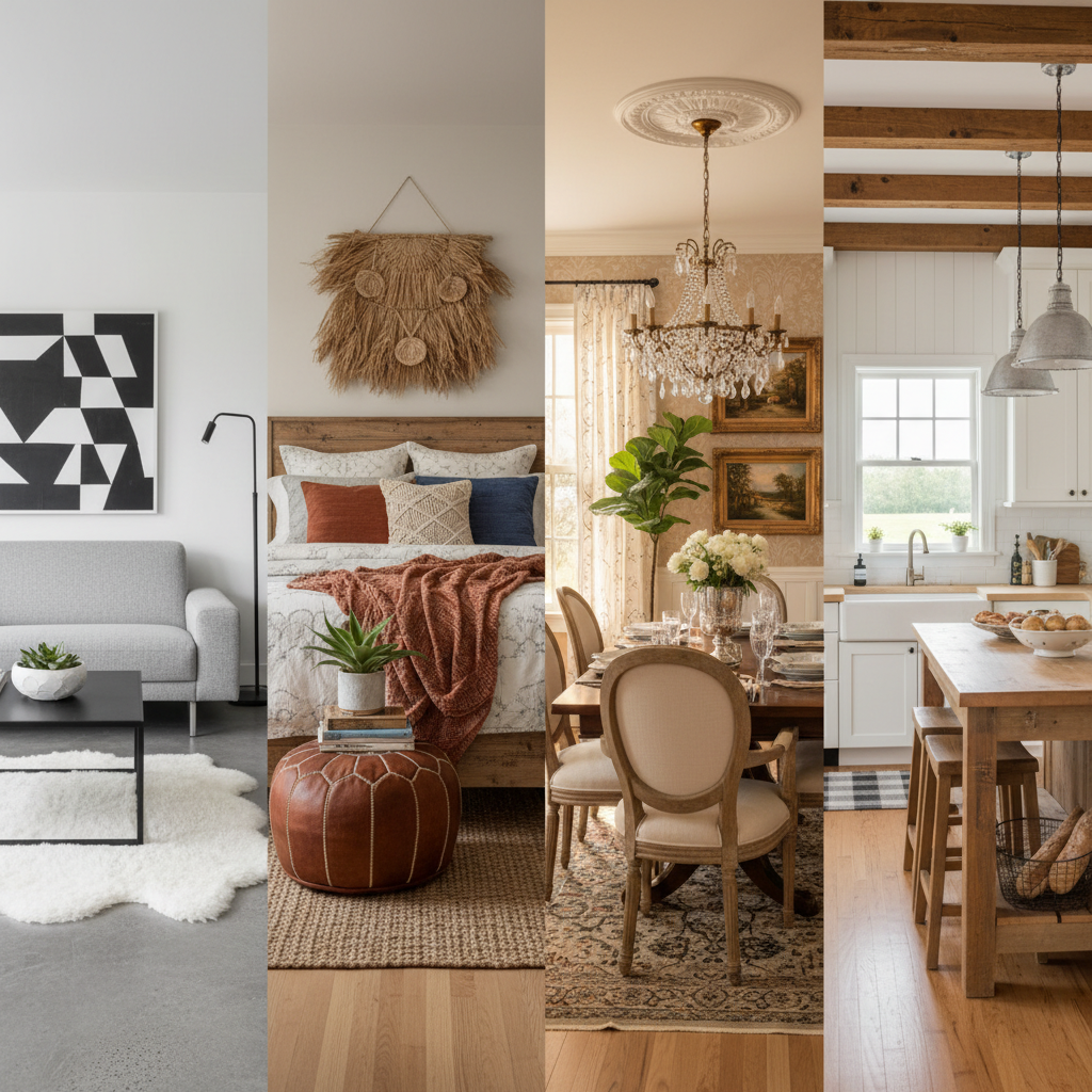 Image of different staging styles available