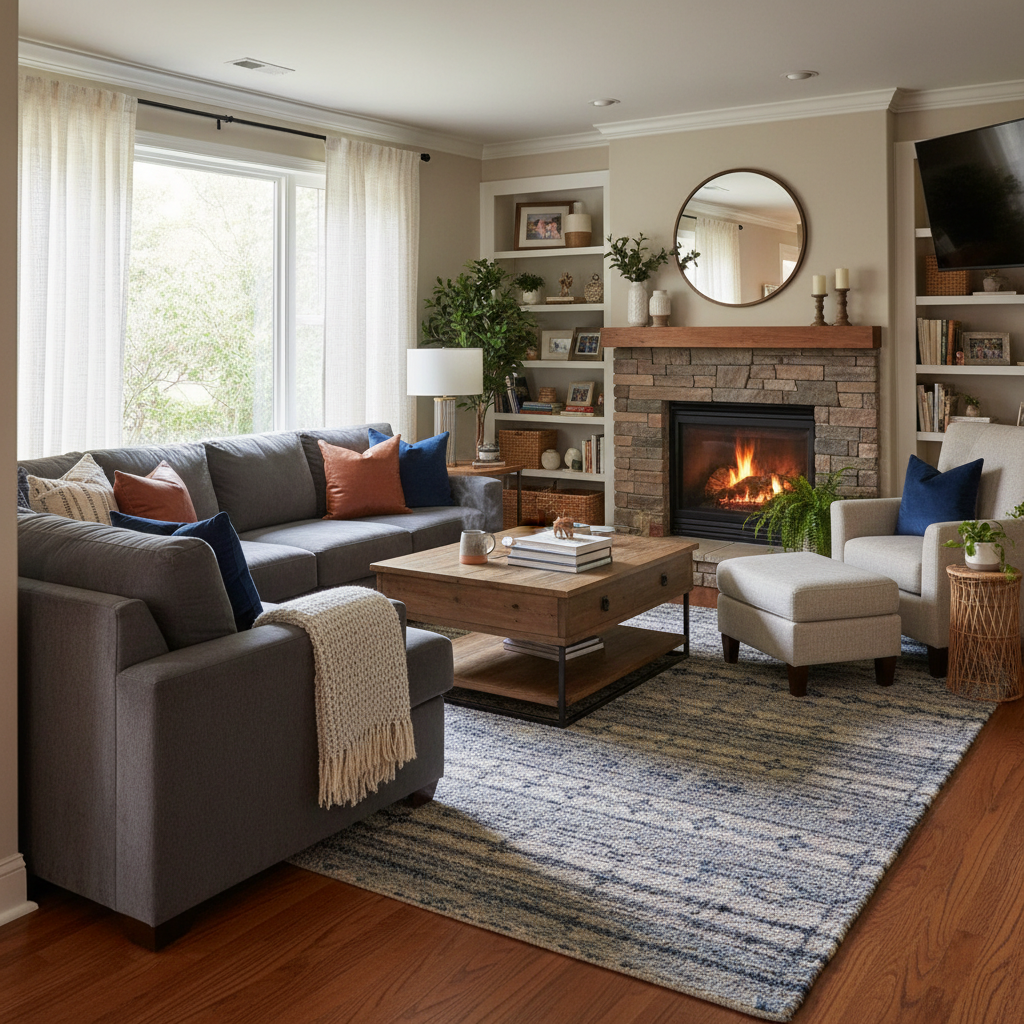 Example image of a cozy family room.