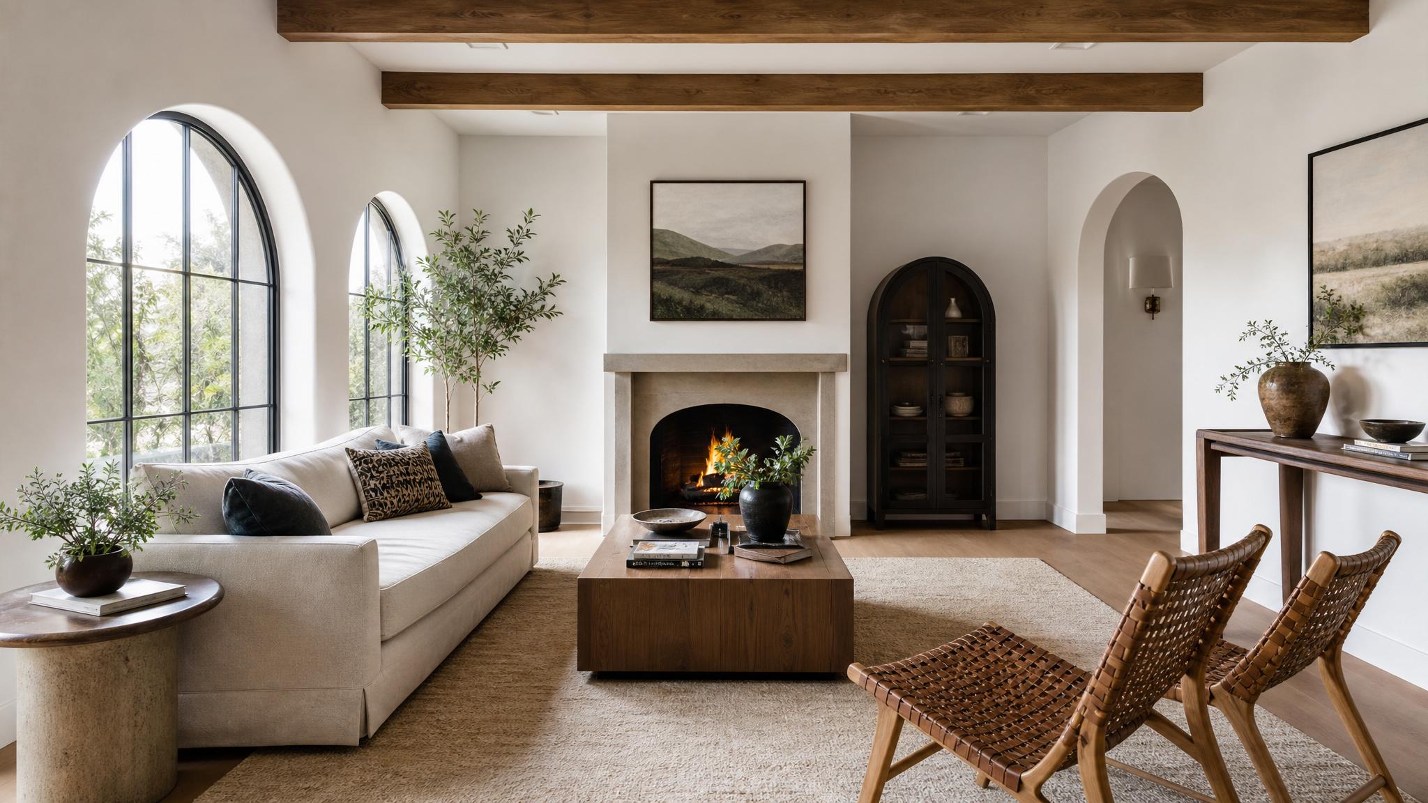 Staged living room photo