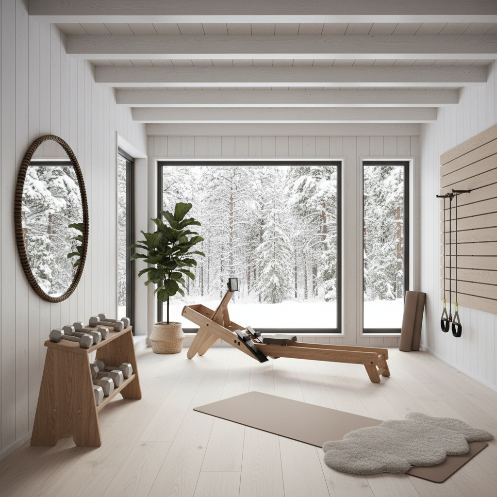 Nordic home gym design inspiration