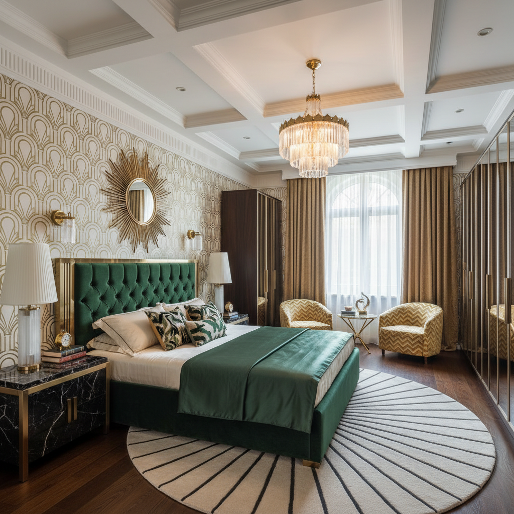 Art Deco master bedroom inspiration