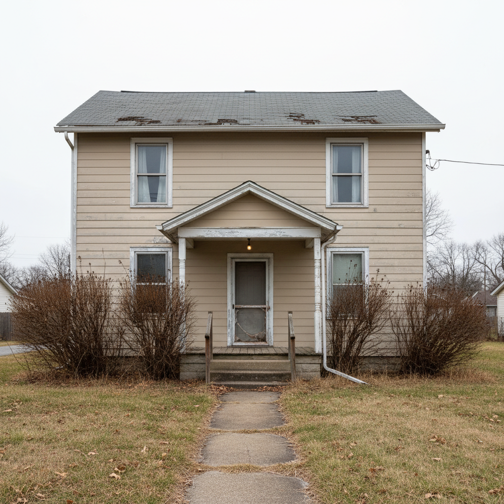Before and after images showing improved curb appeal