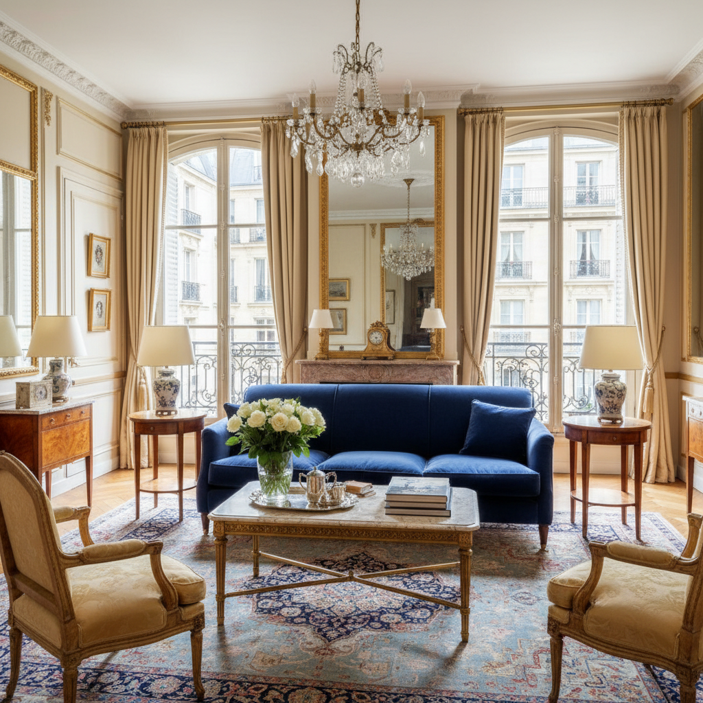 Examples of elegant Parisian furniture and decor