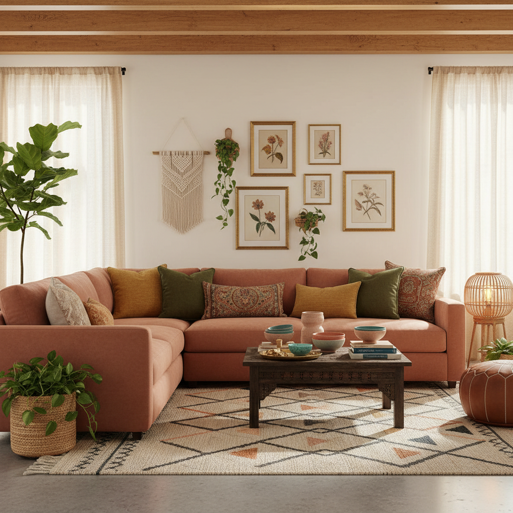 Color palette inspiration for bohemian design