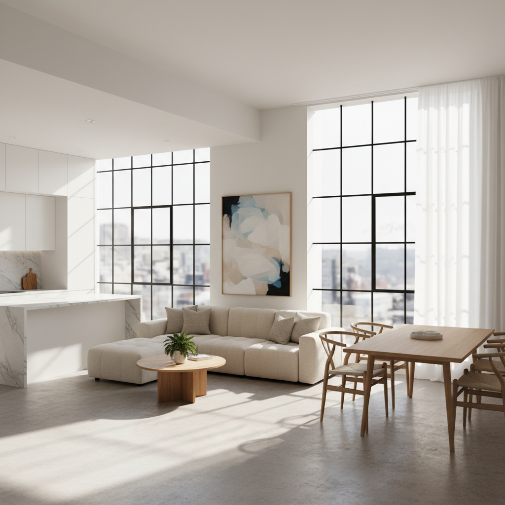 Image demonstrating effective natural lighting in a studio