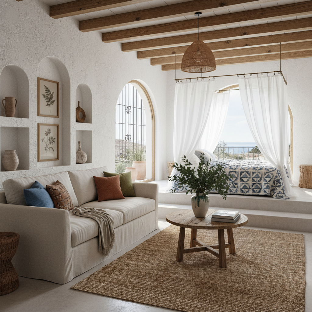 Mediterranean studio design inspiration