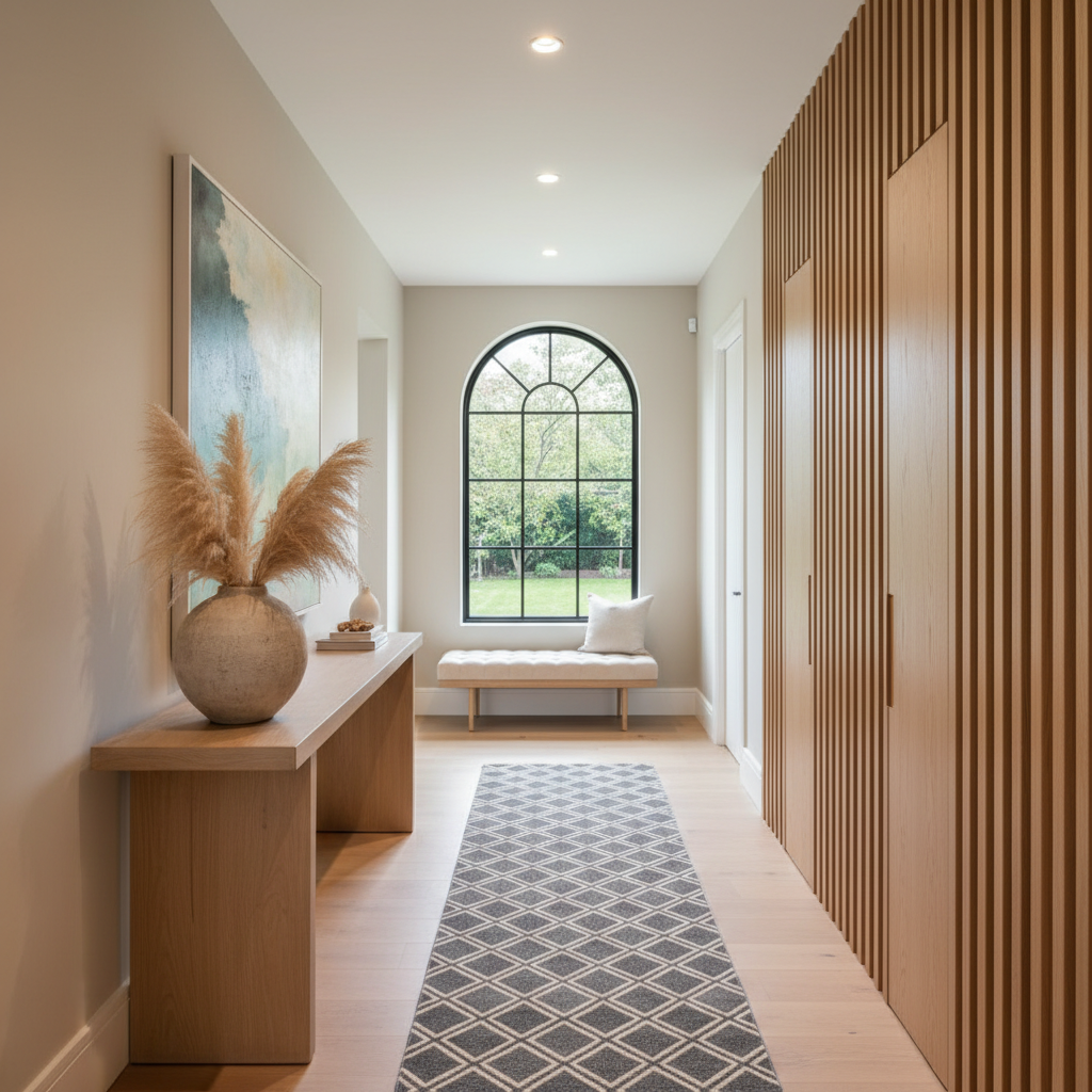 Placeholder for AI-generated hallway design