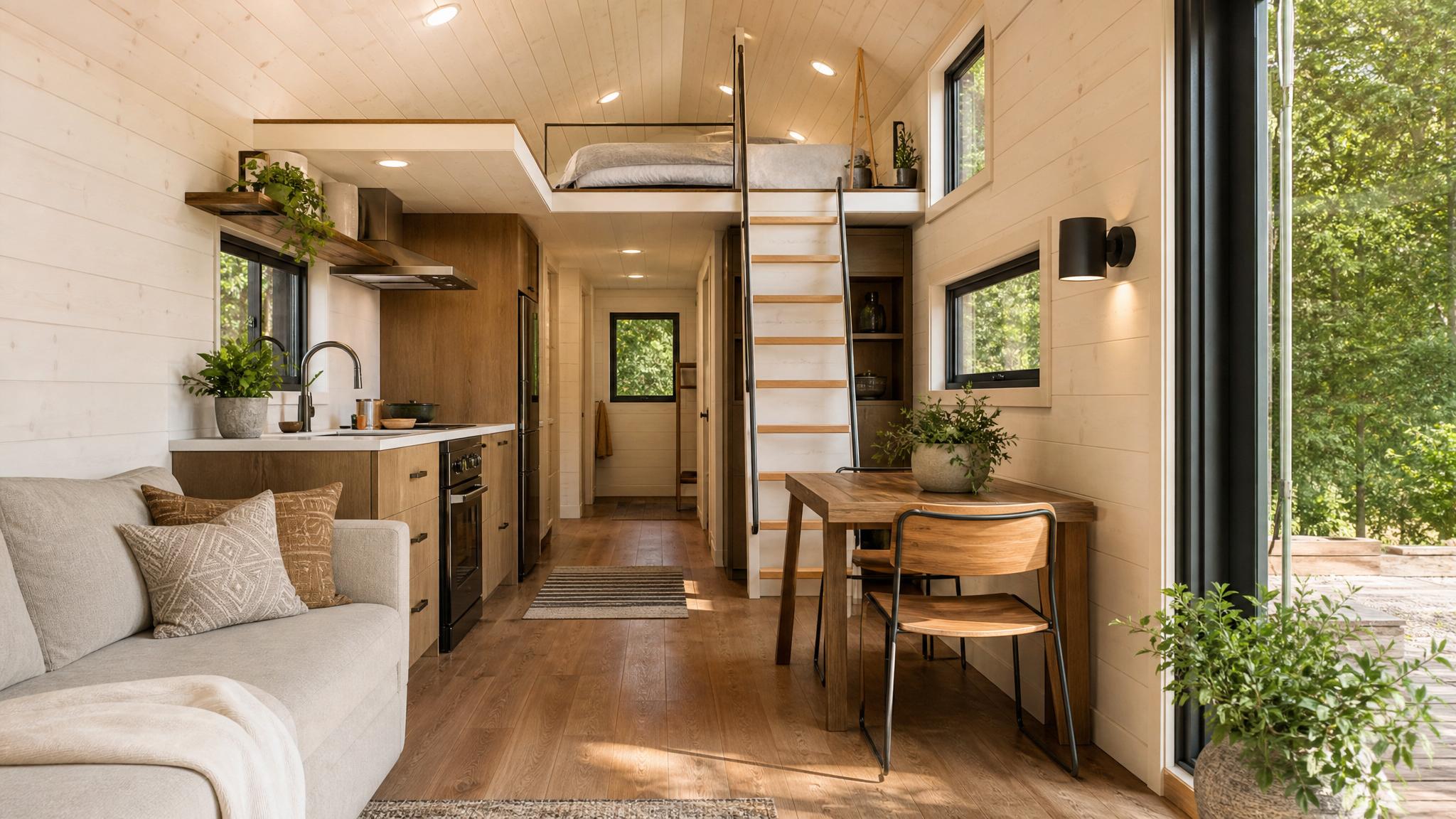 Image of a zone-layout in a tiny home