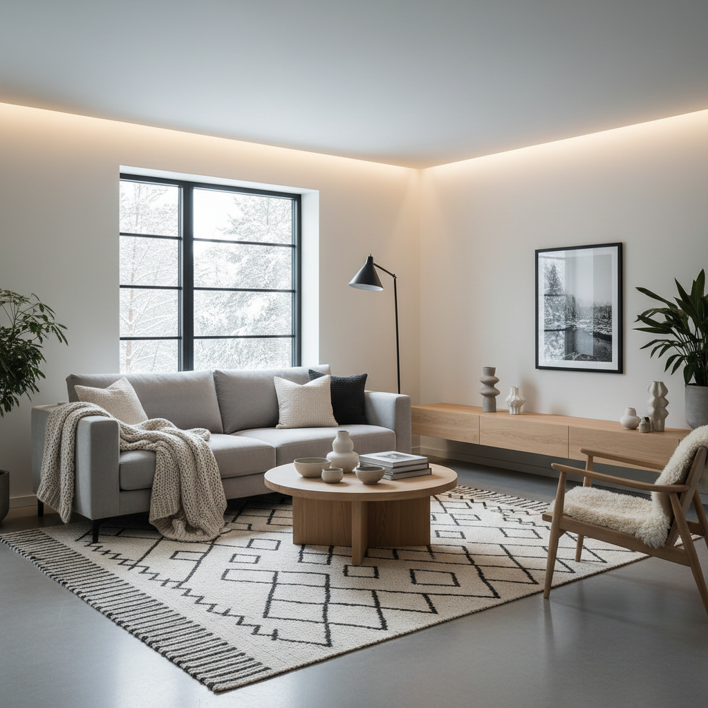 Color palette inspired by Nordic design