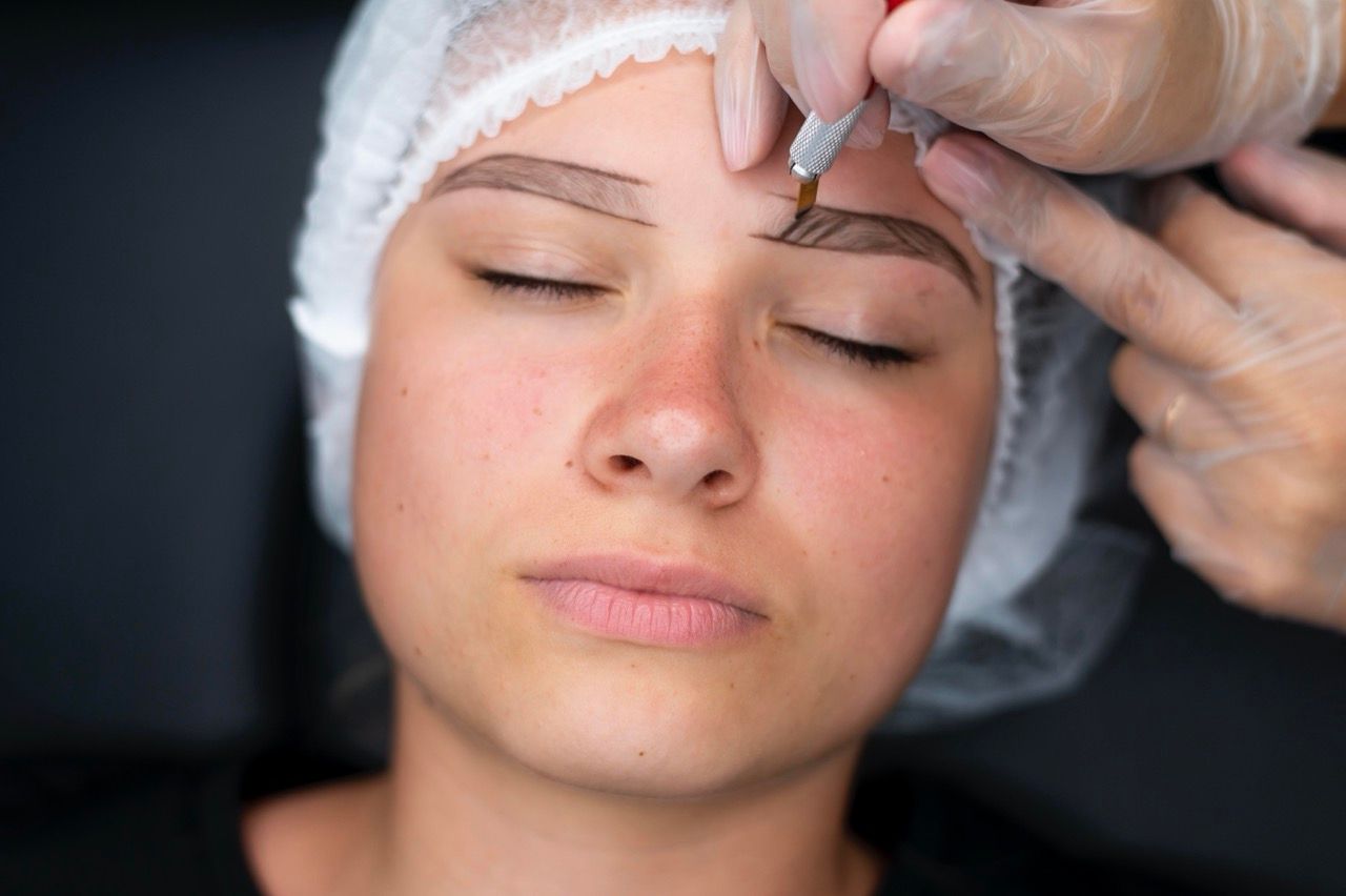 cara mujer injerto cejas diseño oncología