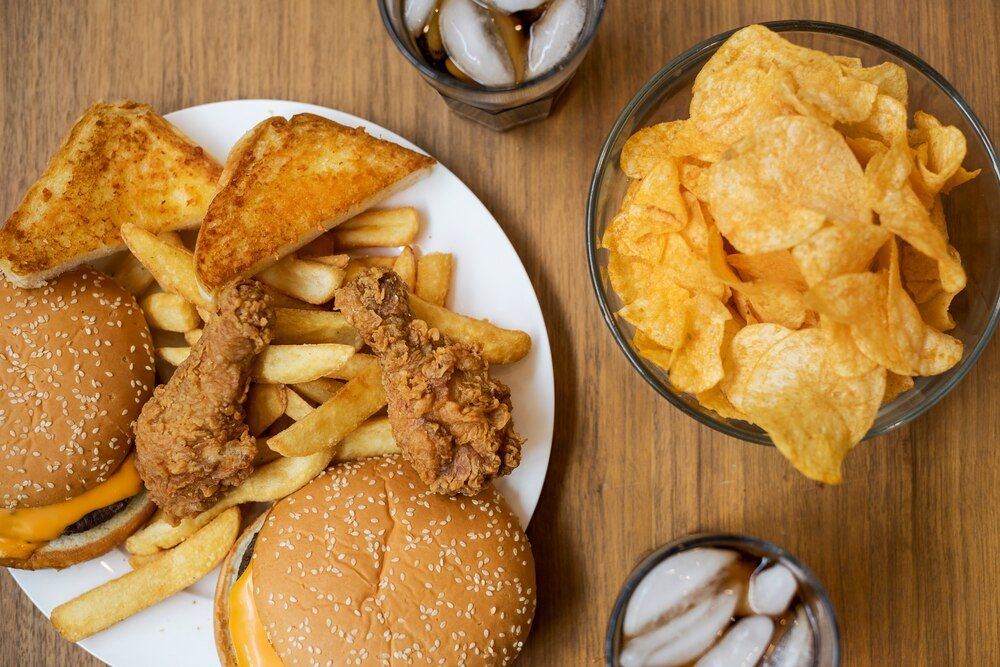 comida rápida que engorda y poco saludable