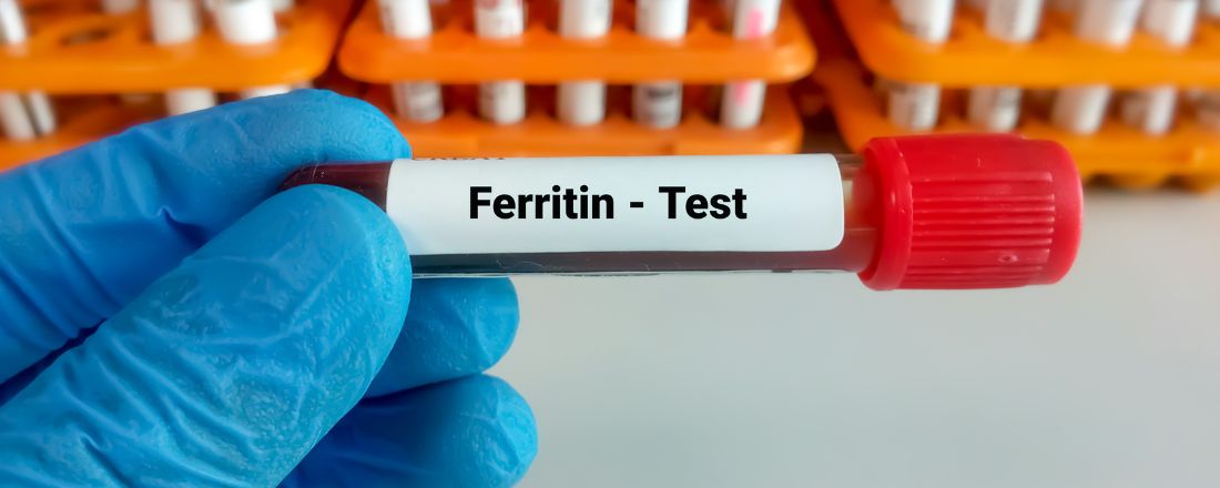 filetta per esami del sangue ferritina