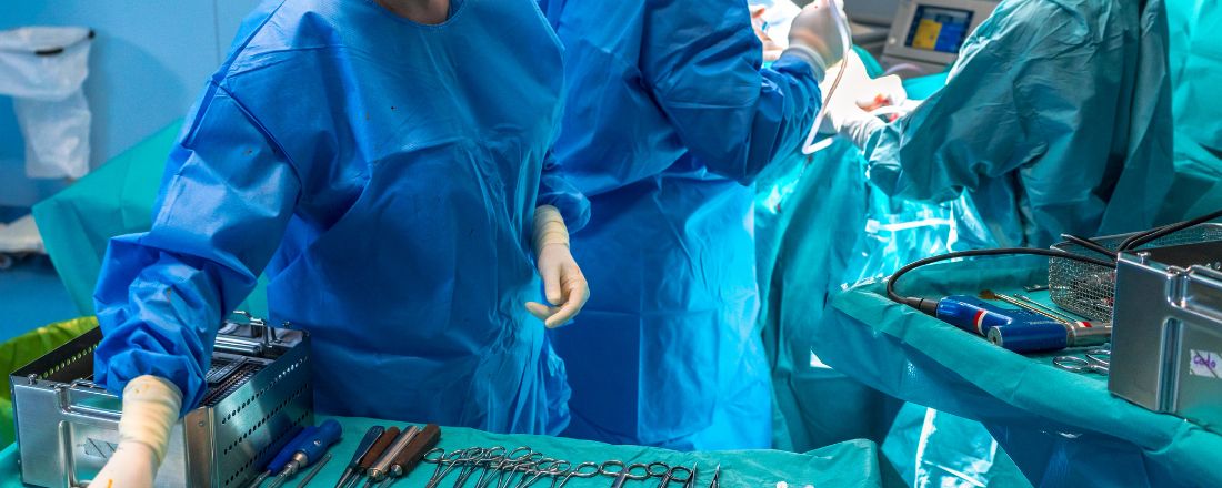 operazione in sala operatoria
