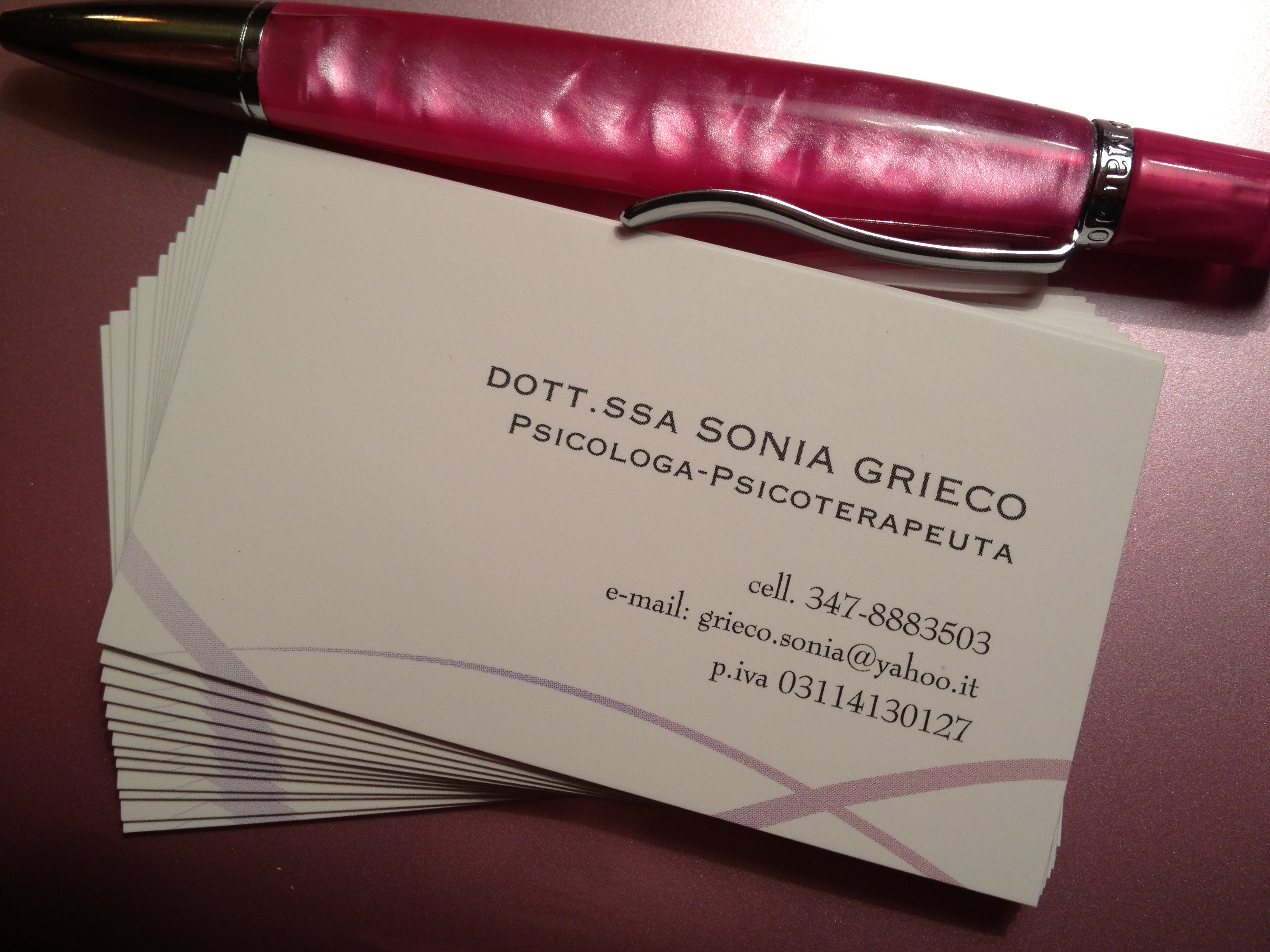 Sonia Grieco Psicoterapeuta