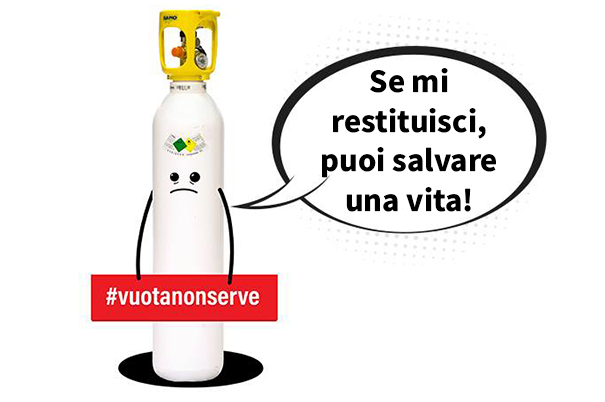 Bombole Sapio per Emergenza Coronavirus