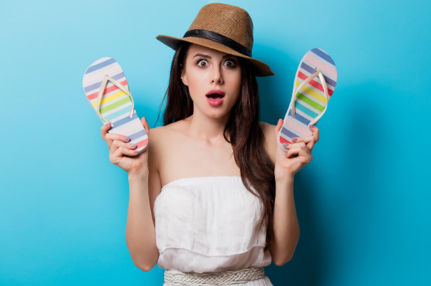 Problemi alla schiena, alla postura, ai piedi delle infradito