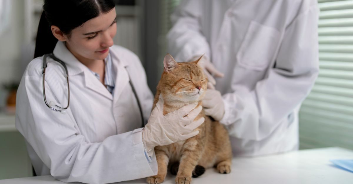 gatto dalla veterinaria