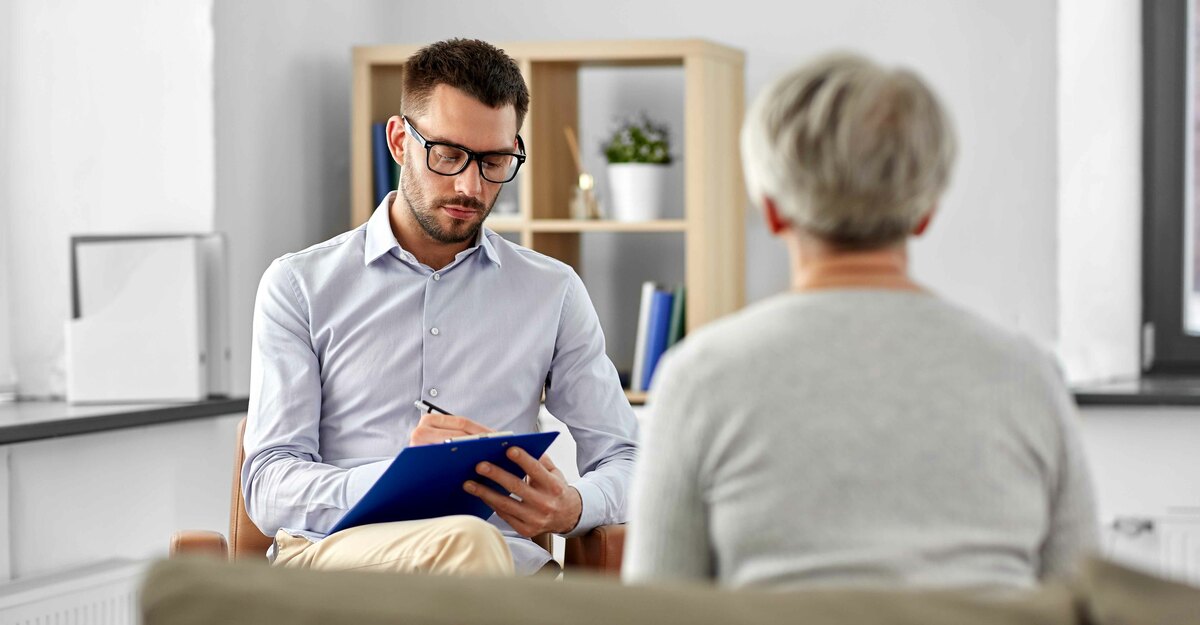 Donna dallo psicologo