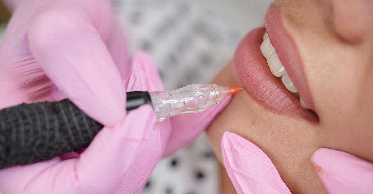 tatuaggio alle labbra