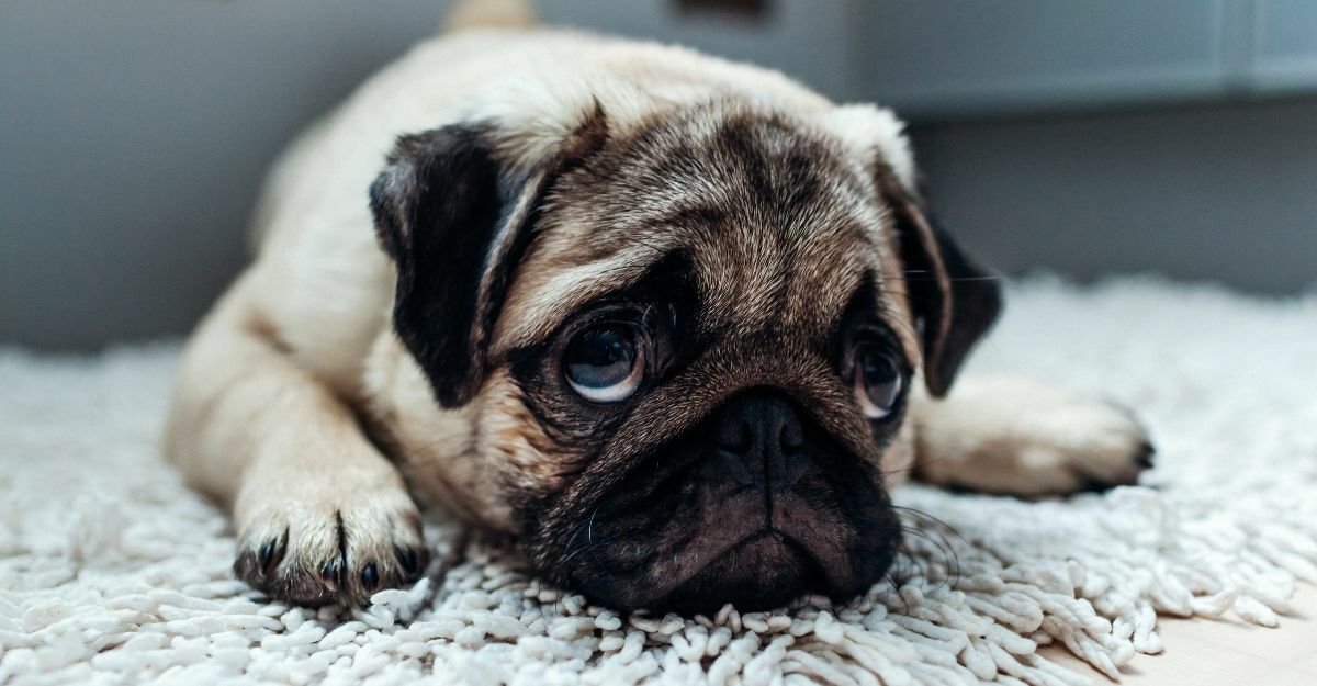 cane disteso sul tappeto