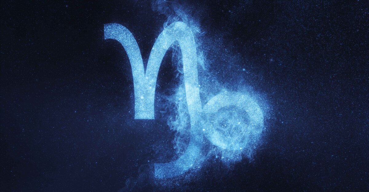 Il segno zodiacale del capricorno formato dalle stelle in cielo