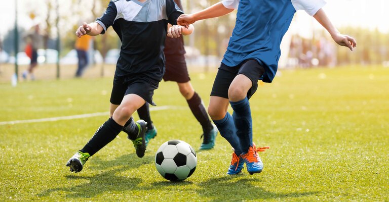 Una partita di calcio