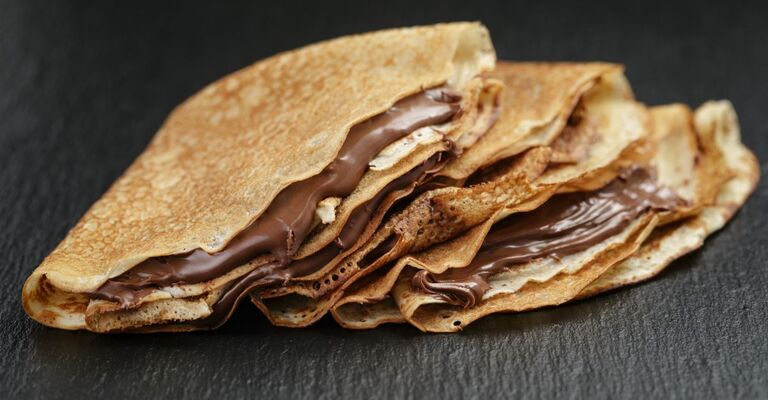 Una crepes alla nutella