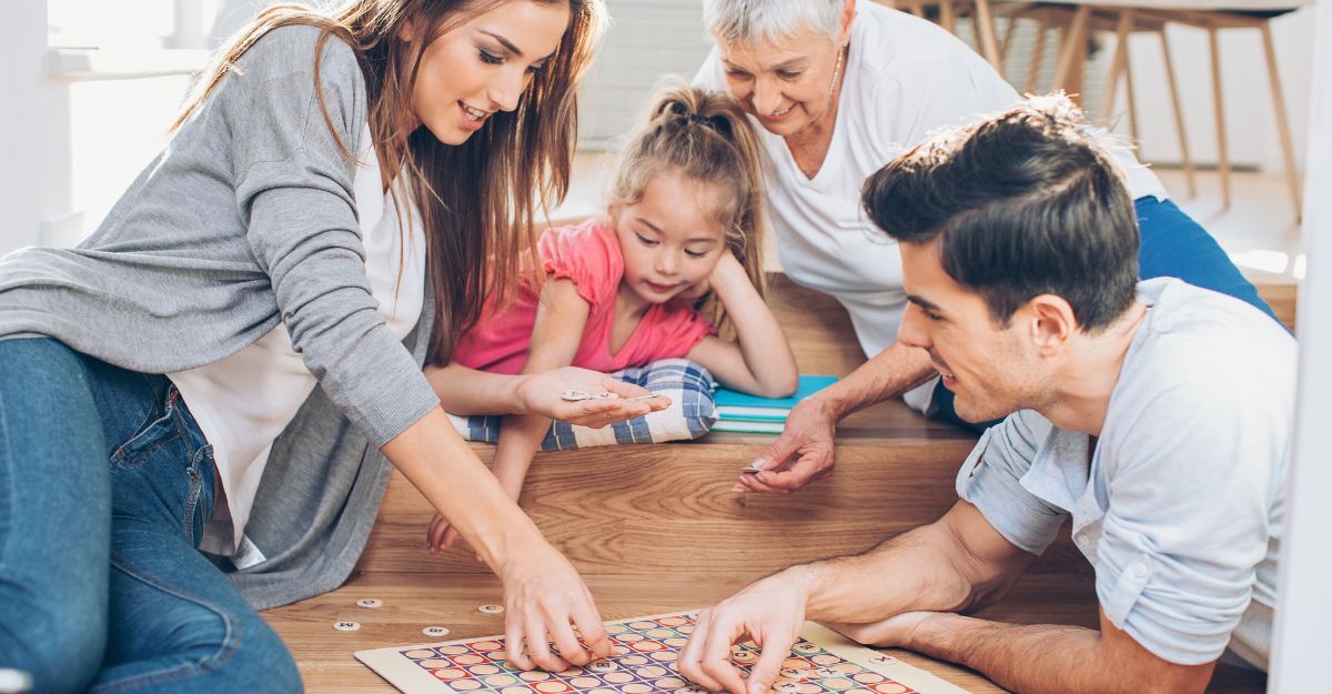 Una famiglia che gioca