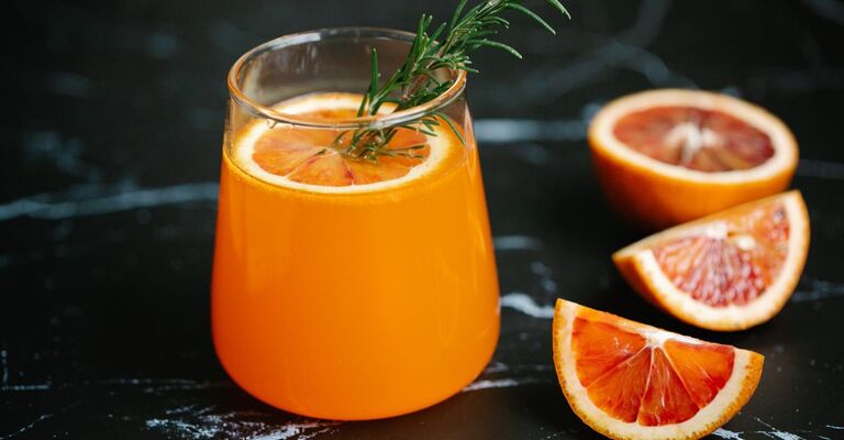 Una spremuta d'arancia