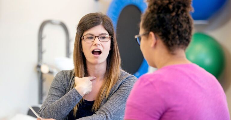 Una seduta di logopedia