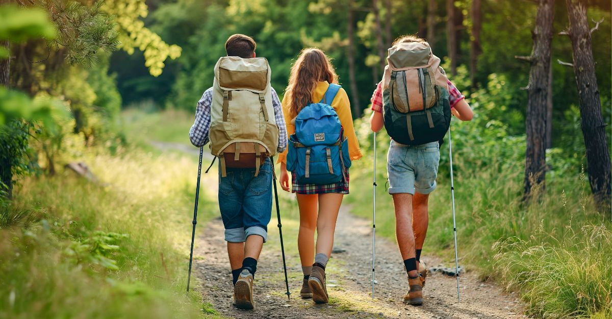 tre ragazzi camminano insieme