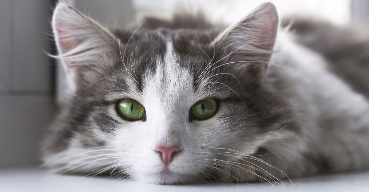 Un gatto