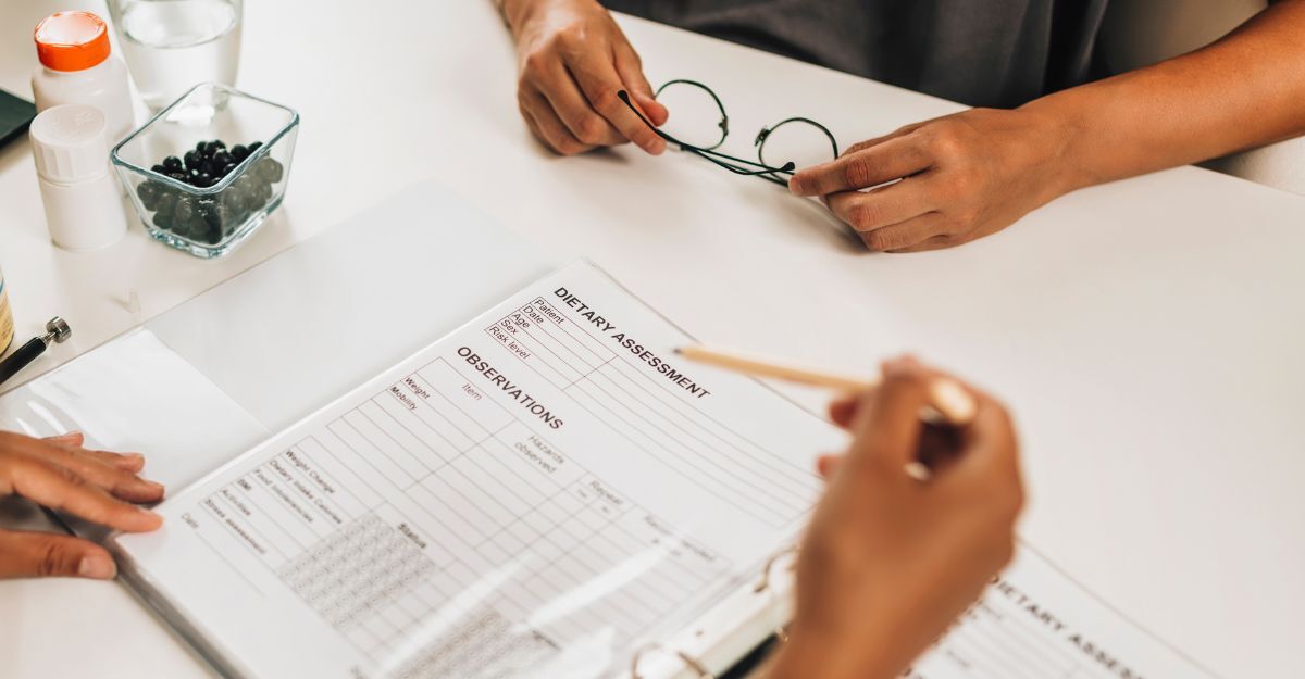 Una persona dal nutrizionista