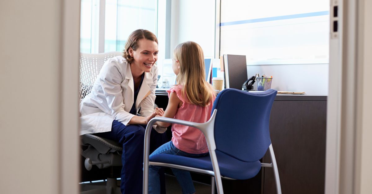 Una ragazzina dal pediatra