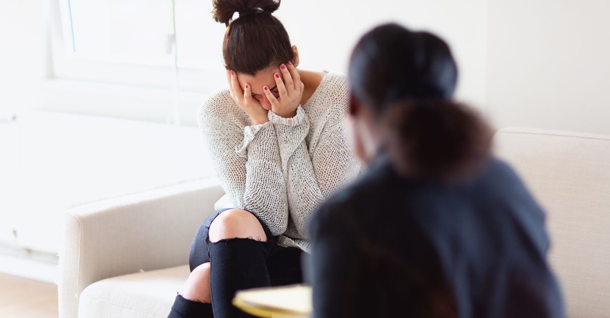 Una persona da uno psicologo
