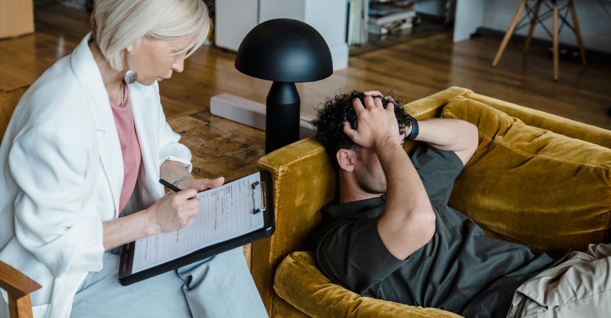 Un uomo dalla psicologa