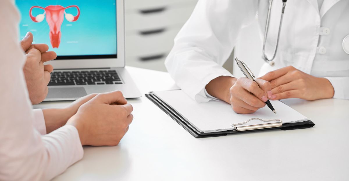 Una donna dalla ginecologa