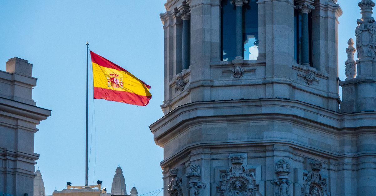 Una bandiera della Spagna