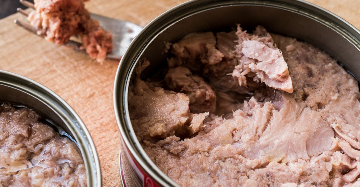 Del tonno in scatola