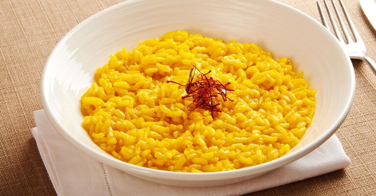 Il risotto alla milanese