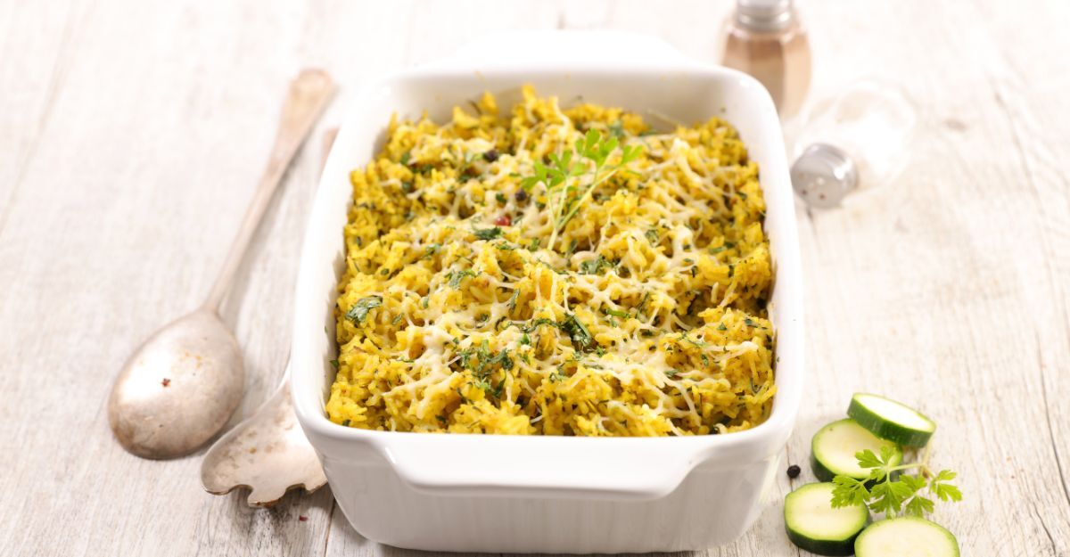 Un piatto con delle zucchine