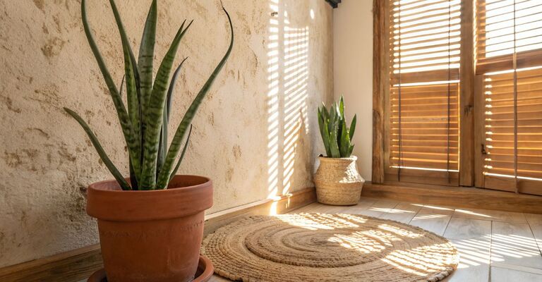 pianta di aloe vera in casa