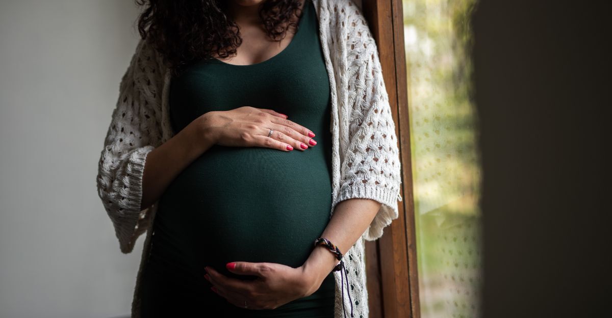 Una donna in gravidanza