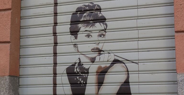 Un disegno di Audrey Hepburn