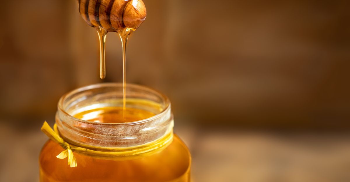 miele in un barattolo