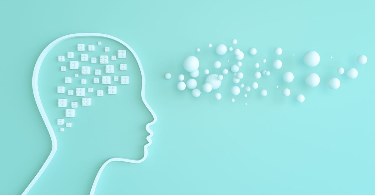 il profilo di una testa.