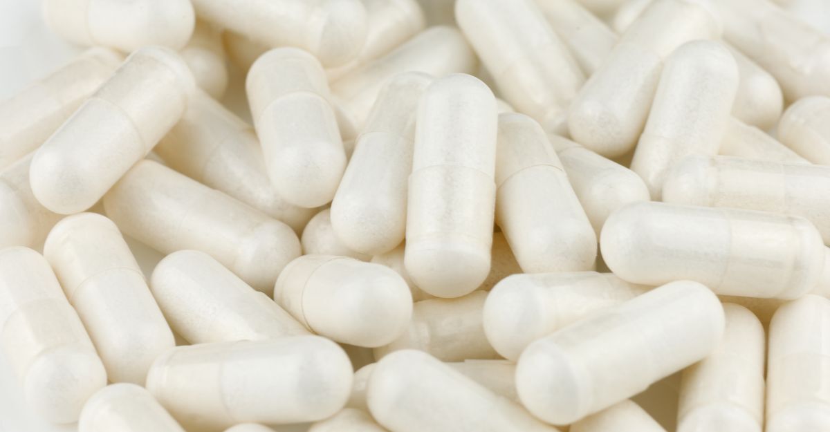 Integratore di magnesio in capsule.